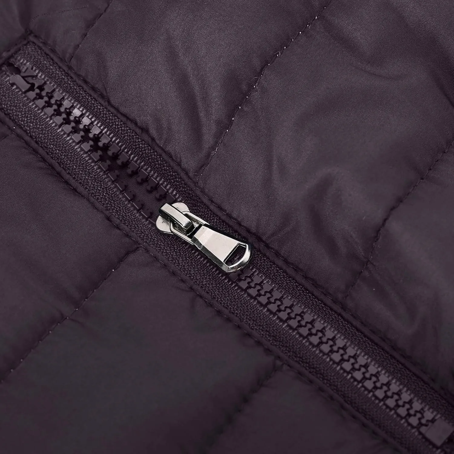 Muscularfit Men's Puffer Jackets with Hood Lightweight Full Zip Coats Winter Warm Padded Jacket Quilted Down Jacket Pockets