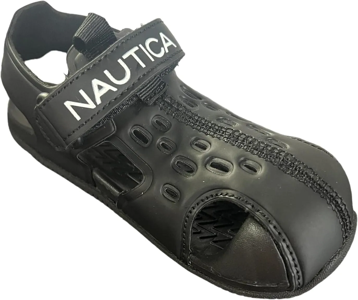 Nautica Kids Sport Sandals Casual Closed-Toe Outdoor Summer Water Shoe Pearl 3|Boy - Girl (Little Kid/Toddler)