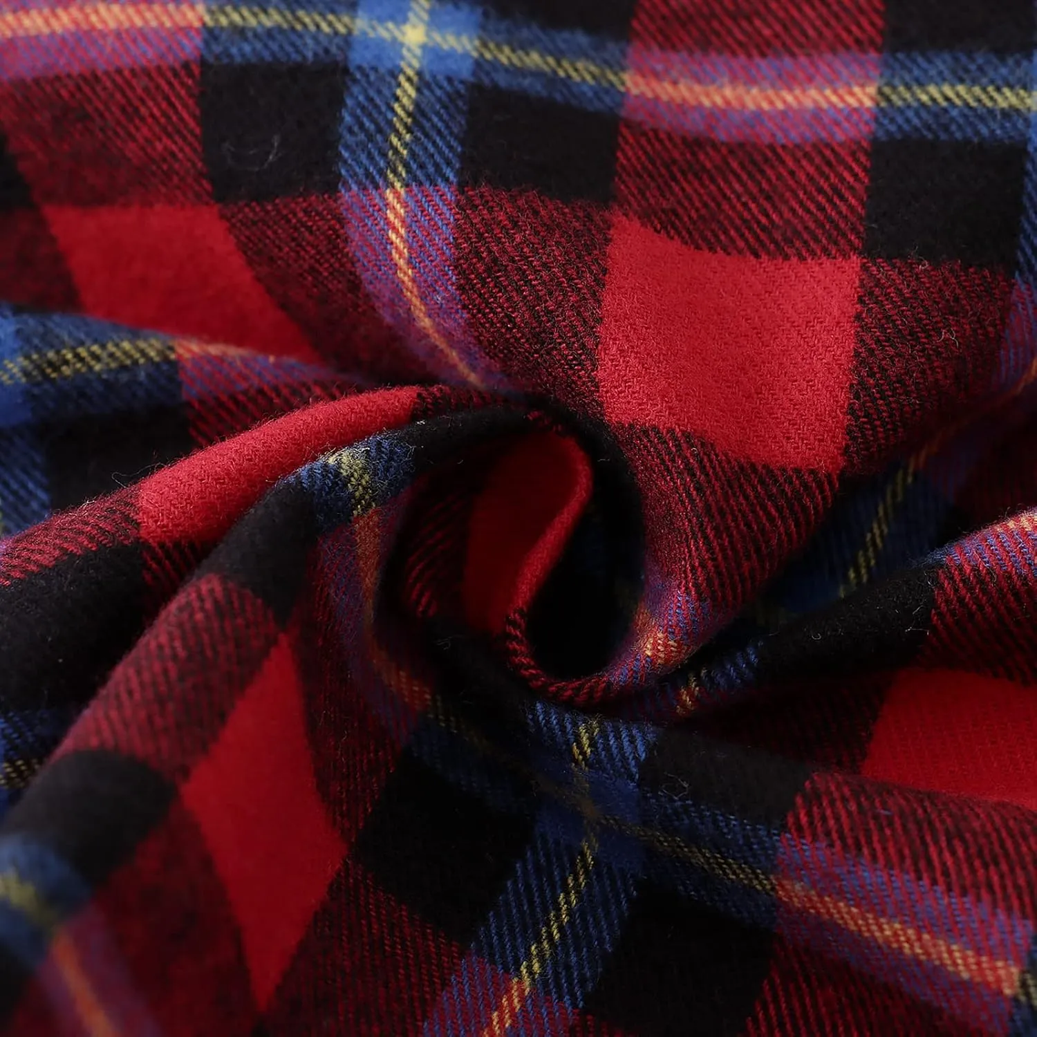 OCHENTA Little Big Boys Girls & Mens Plaid Flannel Shirt Button Down Family Matching Outfits