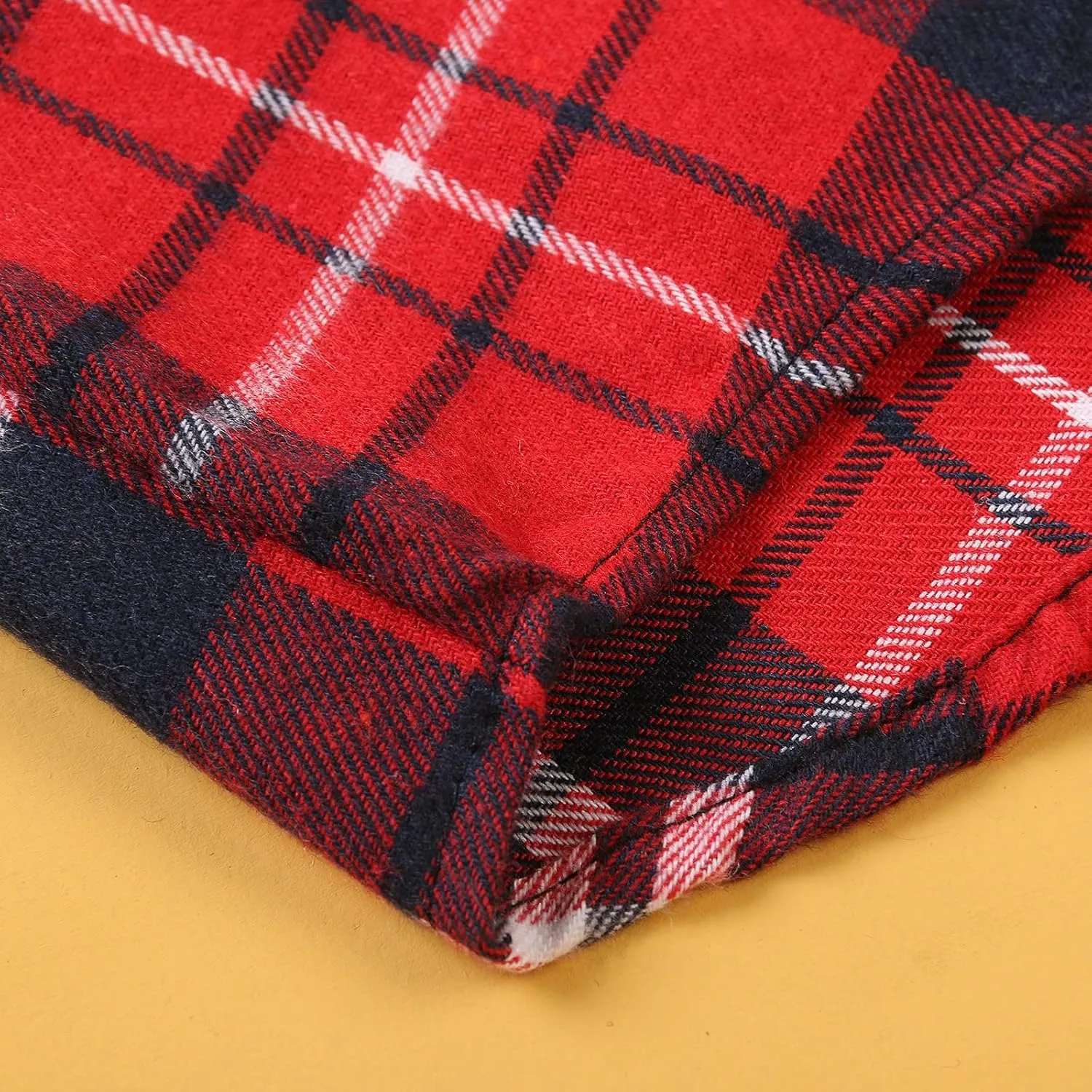 OCHENTA Little Big Boys Girls & Mens Plaid Flannel Shirt Button Down Family Matching Outfits