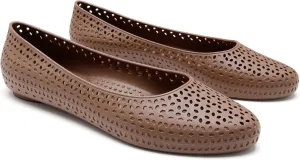 OKABASHI Women's Samantha Ballet Flat | Daily Slip-on Shoes w/Arch Support | Helps Relieve Foot Soreness & Pain | Sustainably Made in The USA