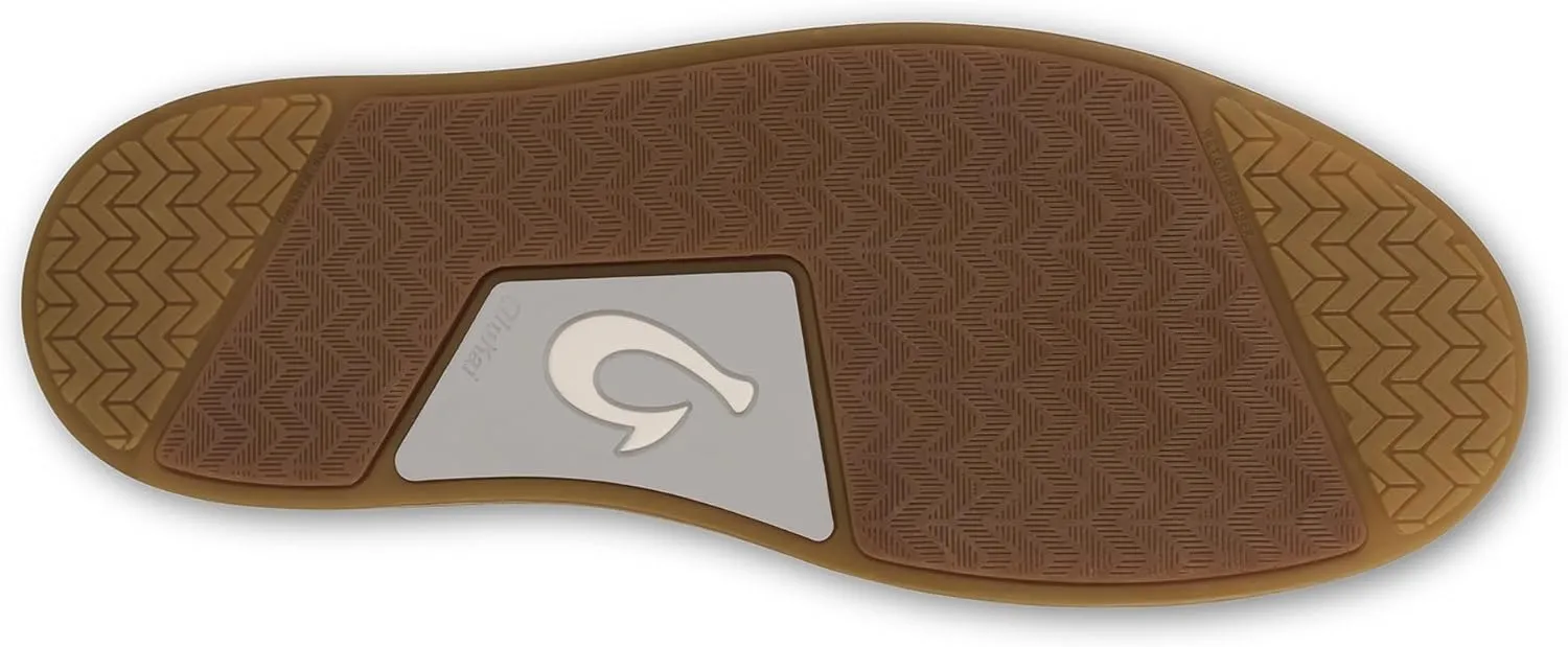 OLUKAI Papaku 'Ili Men's Boots, Durable Waterproof Leather, Cozy Quilted Lining, All-Day Underfoot Cushion