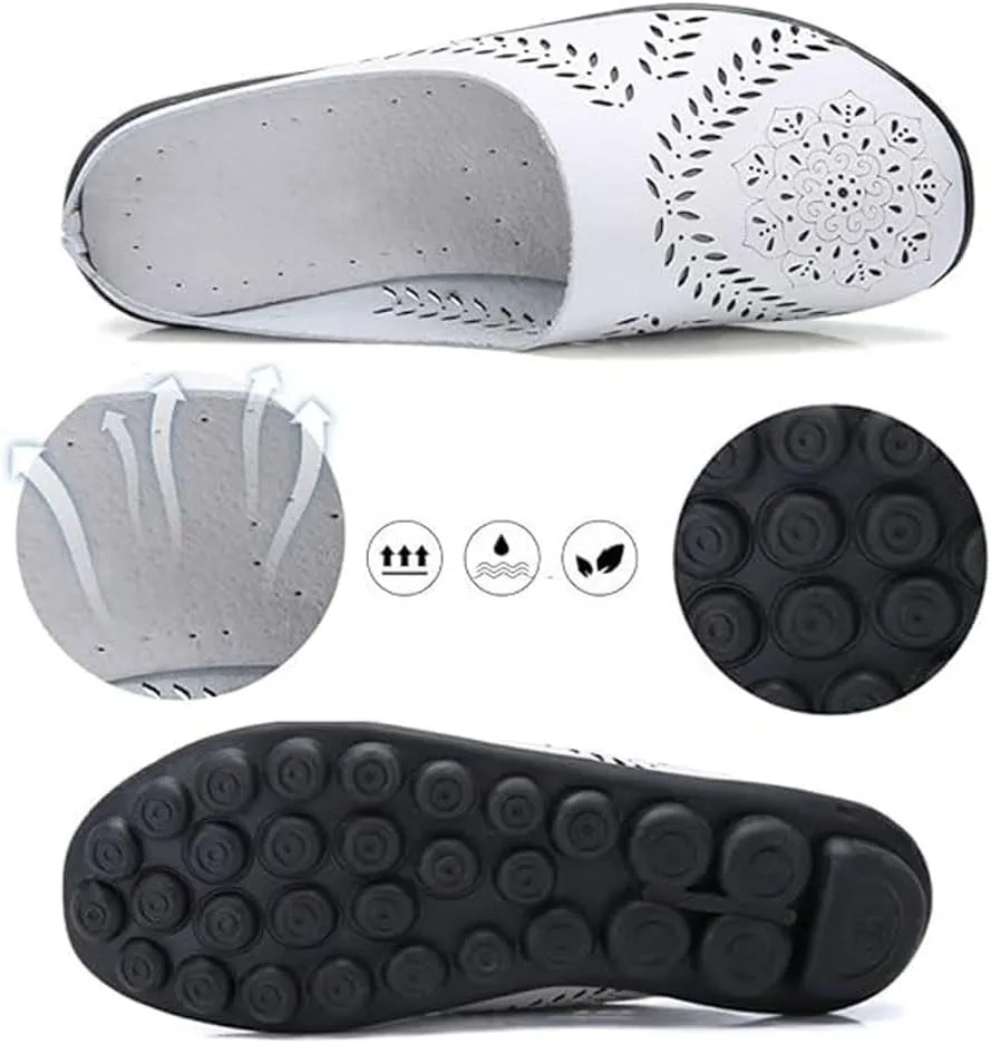 Owlkay Shoes for Women Owlkay Casual All-Match Hollow Slippers Slip On Owlkay Sandals for Women