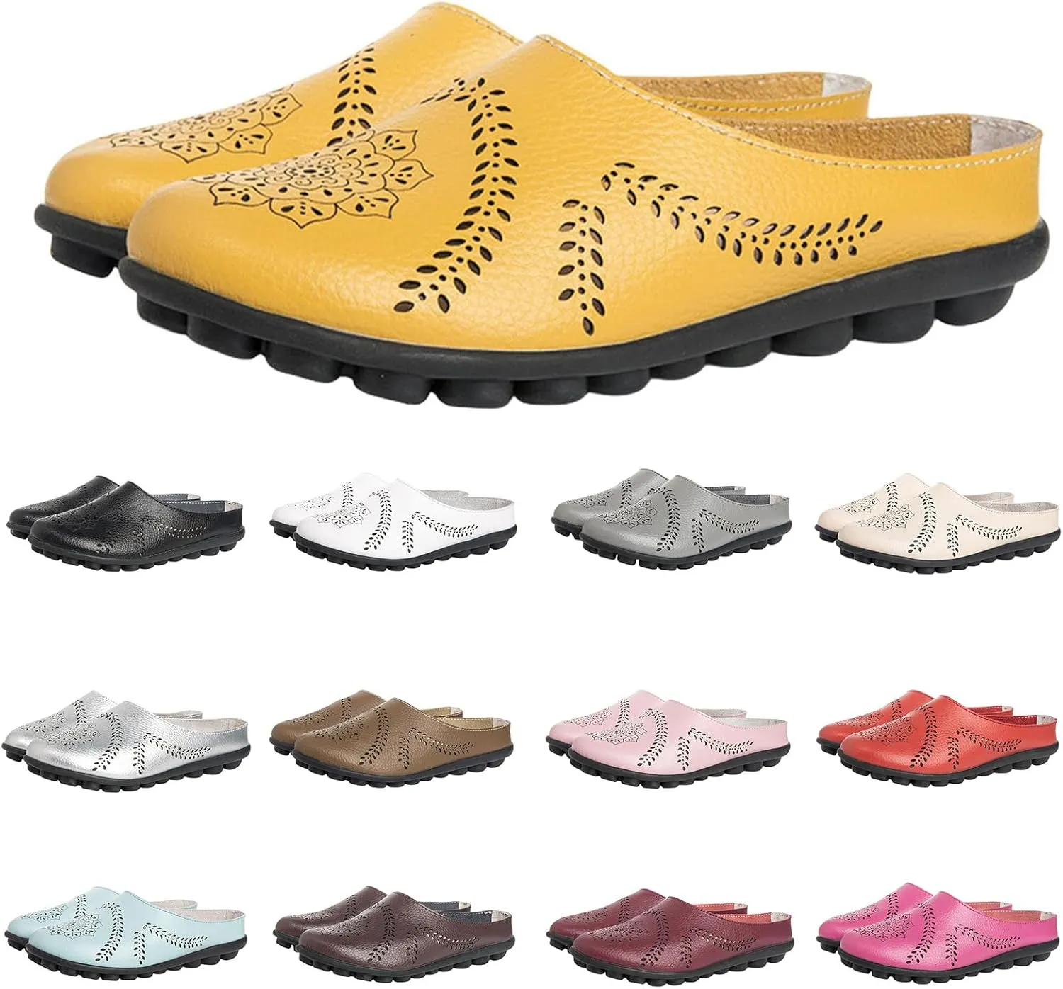 Owlkay Shoes for Women Owlkay Casual All-Match Hollow Slippers Slip On Owlkay Sandals for Women