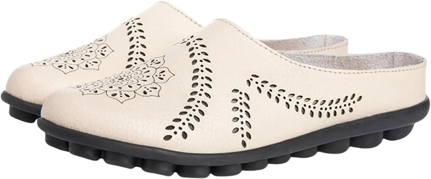 Owlkay Shoes for Women Owlkay Casual All-Match Hollow Slippers Slip On Owlkay Sandals for Women