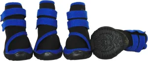 Pet Life Performance-Coned Neoprene Dog Shoes with High-Ankle Support and Premium Rubberized Grip Dog Booties - Set of 4 Dog Boots