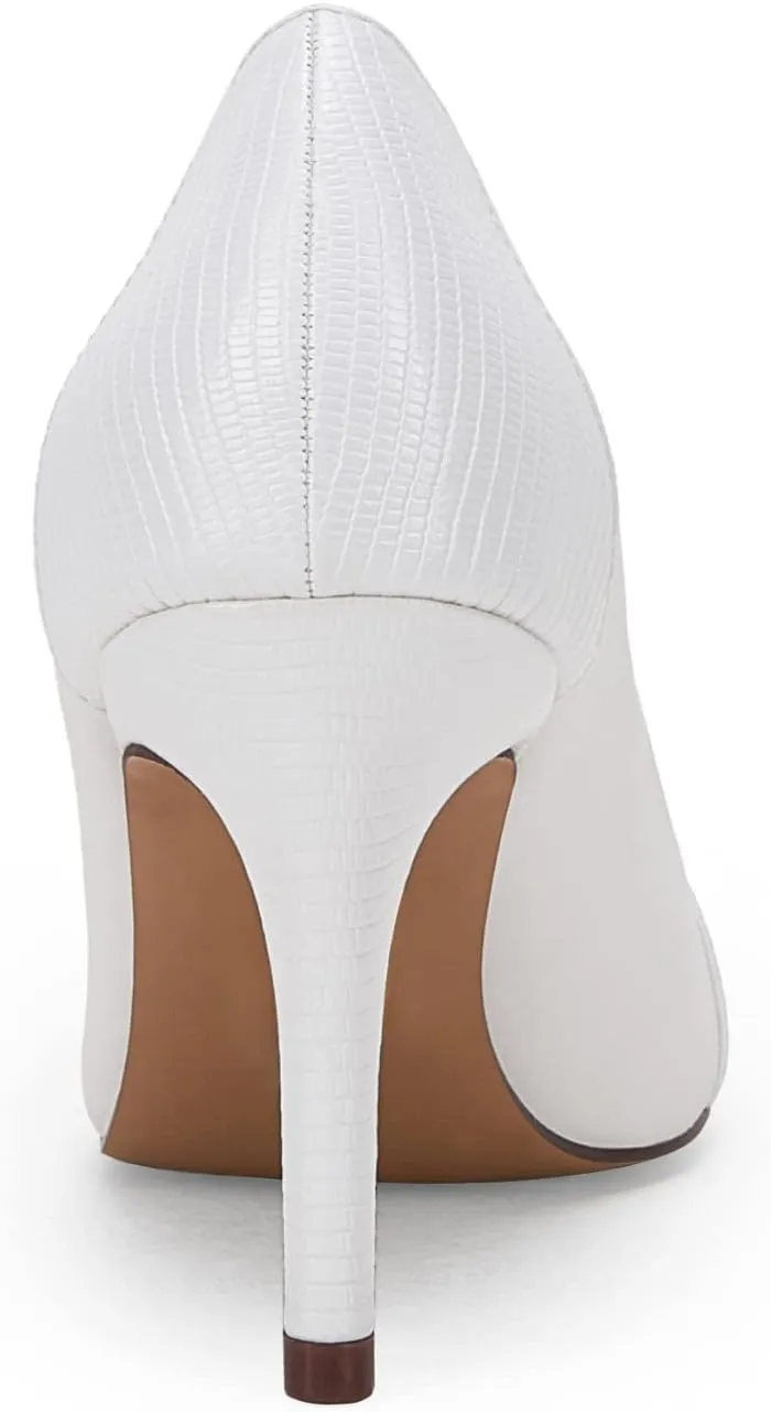 PiePieBuy Womens High Heels Pumps Pointed Toe Slip On Stiletto Classic Dress Party Office Shoes