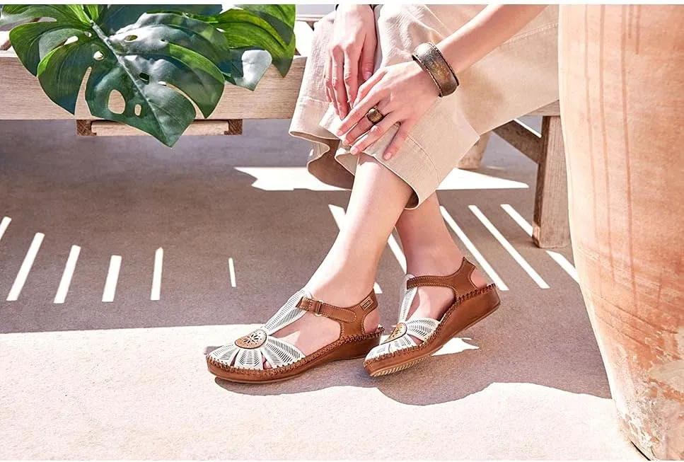 PIKOLINOS Semi-Closed Shoes Leather P. Vallarta for Woman