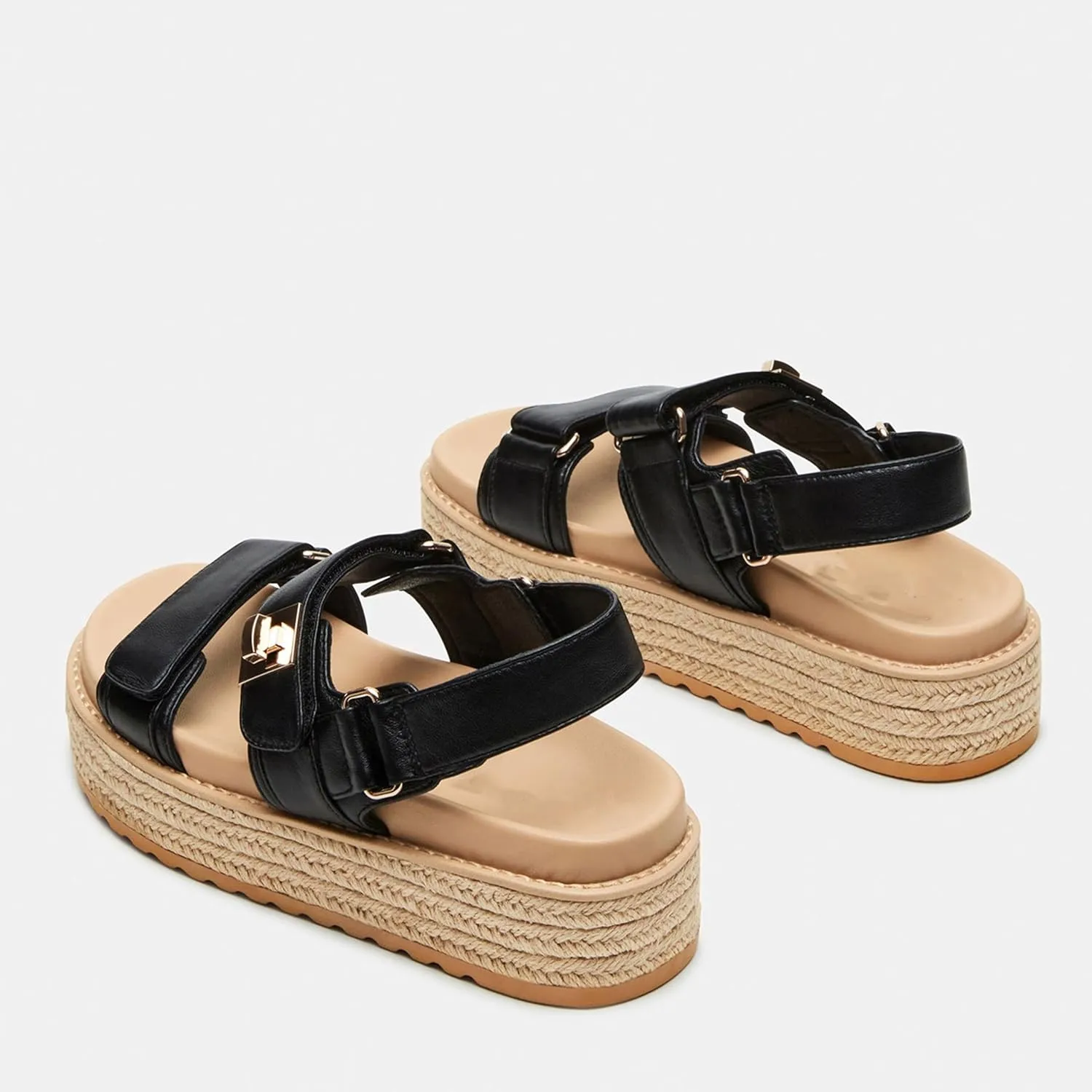 Platform Sandals for Women Sandals Cute And Stylish Open Toe Raffia Sandals Womens Slip On Casual Shoes