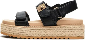 Platform Sandals for Women Sandals Cute And Stylish Open Toe Raffia Sandals Womens Slip On Casual Shoes