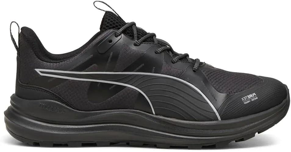PUMA Mens Reflect Lite Trail PTX Trail Running Sneakers Shoes - Black - Size 7.5 M