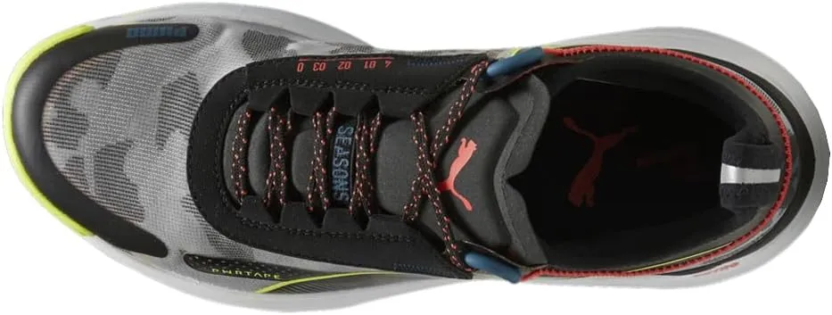 Puma Mens Voyage Nitro 3 Trail Running Sneakers Shoes - Black, Grey