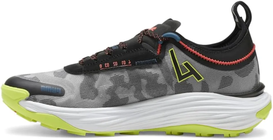 Puma Mens Voyage Nitro 3 Trail Running Sneakers Shoes - Black, Grey