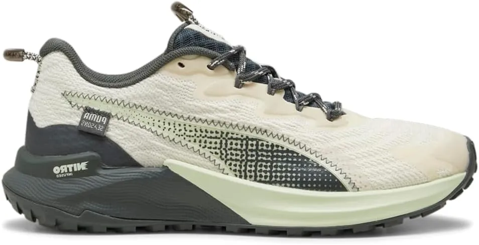 PUMA Womens Seasons Fast-Trac Nitro 2 Trail Running Sneakers Shoes - Beige - Size 9 M