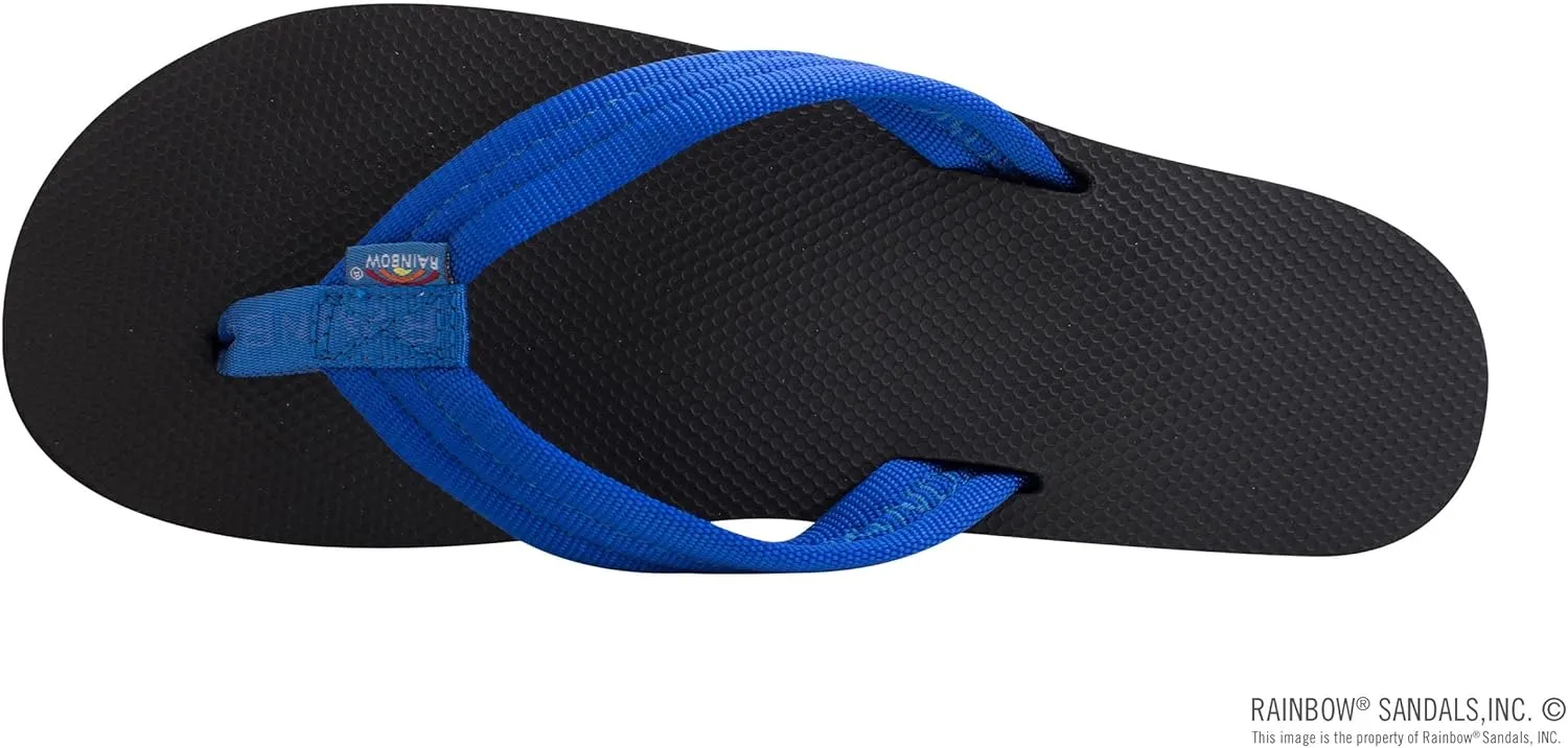 Rainbow Sandals Women's Four Layer Wedge Soft Rubber Top w/EVA Filled 3/4" Nylon Strap