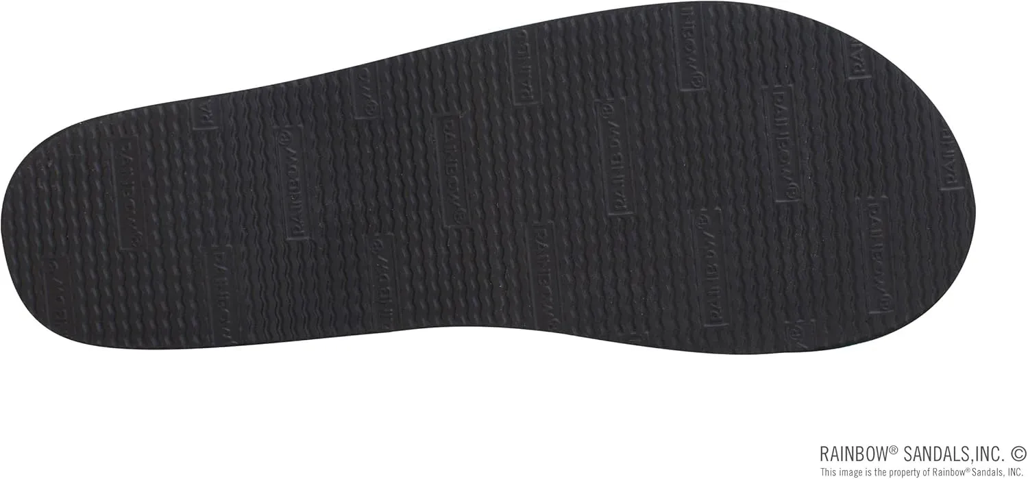 Rainbow Sandals Women's Four Layer Wedge Soft Rubber Top w/EVA Filled 3/4" Nylon Strap