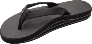 Rainbow Sandals Womens's Double Layer Soft Top 1" EVA Rubber Filled Nylon Strap