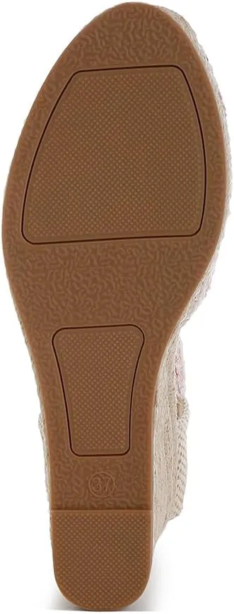 Regatta Tweed Round Toe Woven Wedges