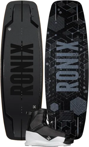 Ronix Wakeboard Package Parks Wakeboard Board w/ District Boot
