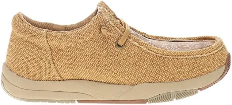 ROPER Womens Clearcut Embossed Slip On Flats Casual - Brown