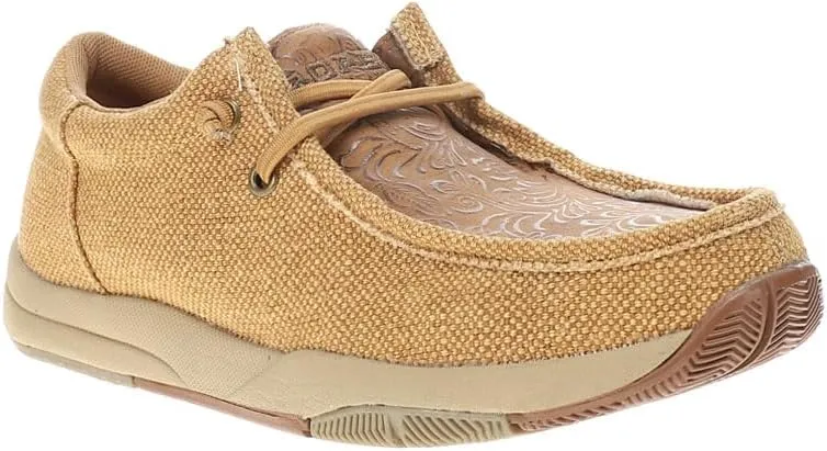 ROPER Womens Clearcut Embossed Slip On Flats Casual - Brown