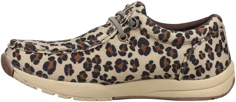 ROPER Womens Clearcut Leopard Slip On Flats Casual - Beige, Black, Brown