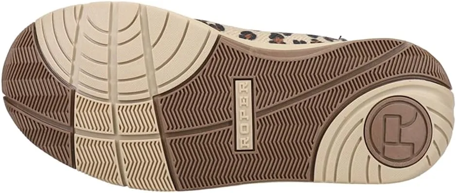 ROPER Womens Clearcut Leopard Slip On Flats Casual - Beige, Black, Brown