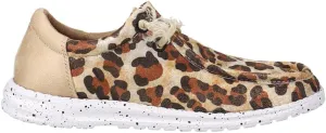 ROPER Womens Hang Loose Leopard Slip On Flats Casual - Brown