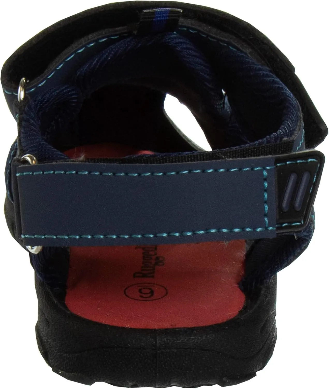 Rugged Bear Kids Boys Girls Closed-Toe Outdoor Sport Water Sandals - beach pool slide adjustable strap shoes athletic summer (Toddler/Little Kid/Big Kid)