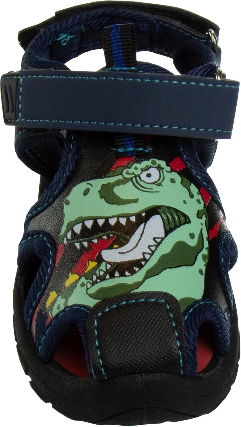 Rugged Bear Kids Boys Girls Closed-Toe Outdoor Sport Water Sandals - beach pool slide adjustable strap shoes athletic summer (Toddler/Little Kid/Big Kid)