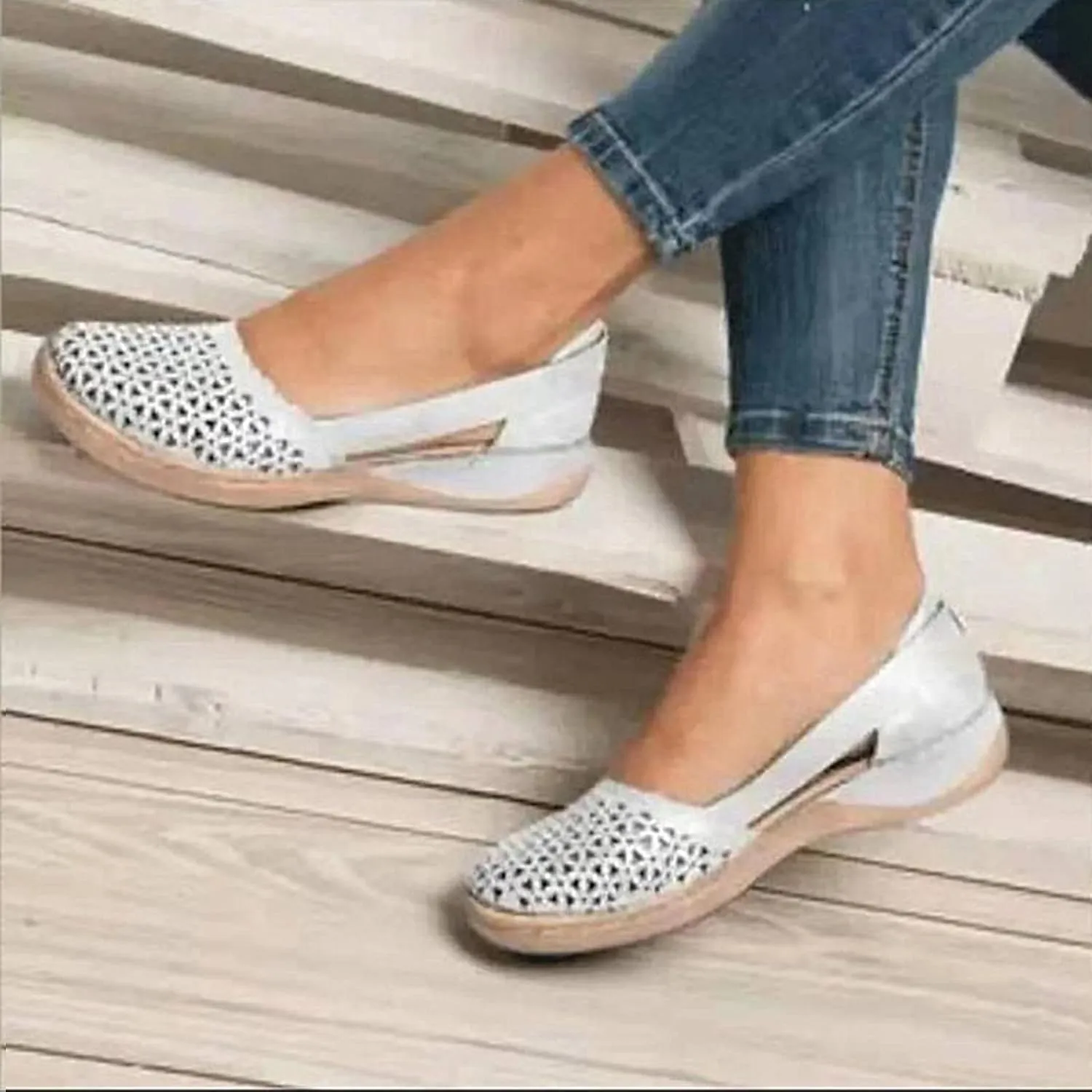 Sandals for Women Dressy Summer Espadrille Wedge with Ankle Straps Closed Toe Canvas Sandals Closed Toe Sandals 2024