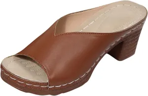 Sandals Platforms for Women 2025 Open Toe Chunky Block Heel Wedges Slip-On Slides Comfortable Summer Beach Outdoor