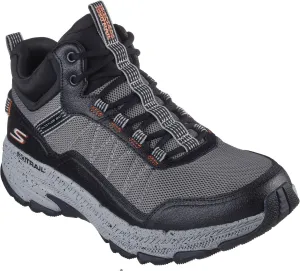 Skechers - Mens Go Run Trail Altitude - Ridgetop Sneakers, Color Charcoal/Orange, Size: 12 XW US