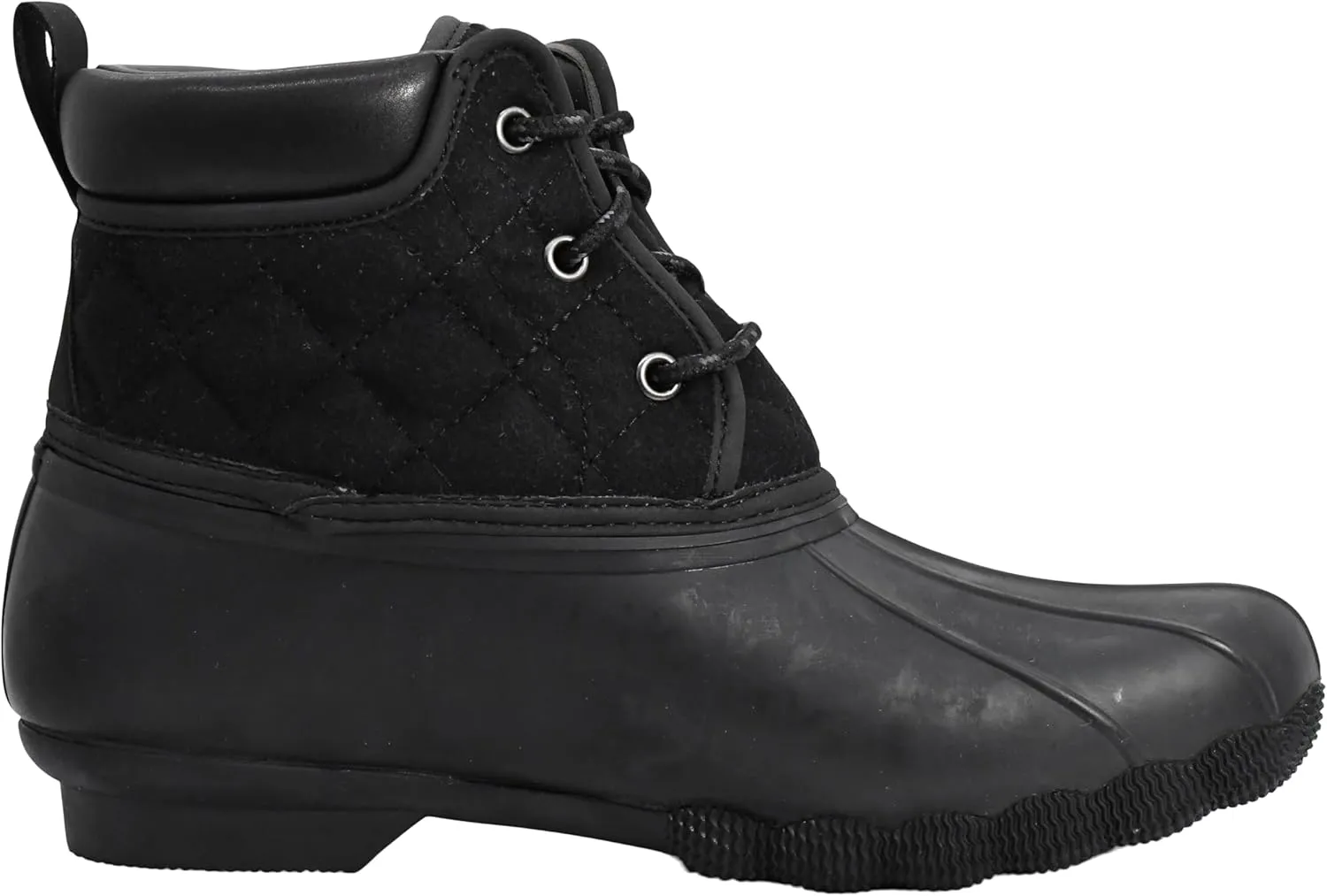 Skechers Women's Pond-Lil Puddles-Mid Quilted Lace Up Duck Boot with Waterproof Outsole Rain