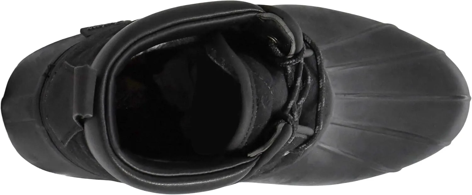 Skechers Women's Pond-Lil Puddles-Mid Quilted Lace Up Duck Boot with Waterproof Outsole Rain