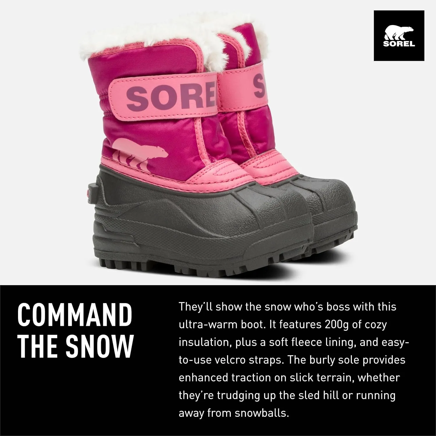 SOREL - Youth Snow Commander Snow Boots for Kids