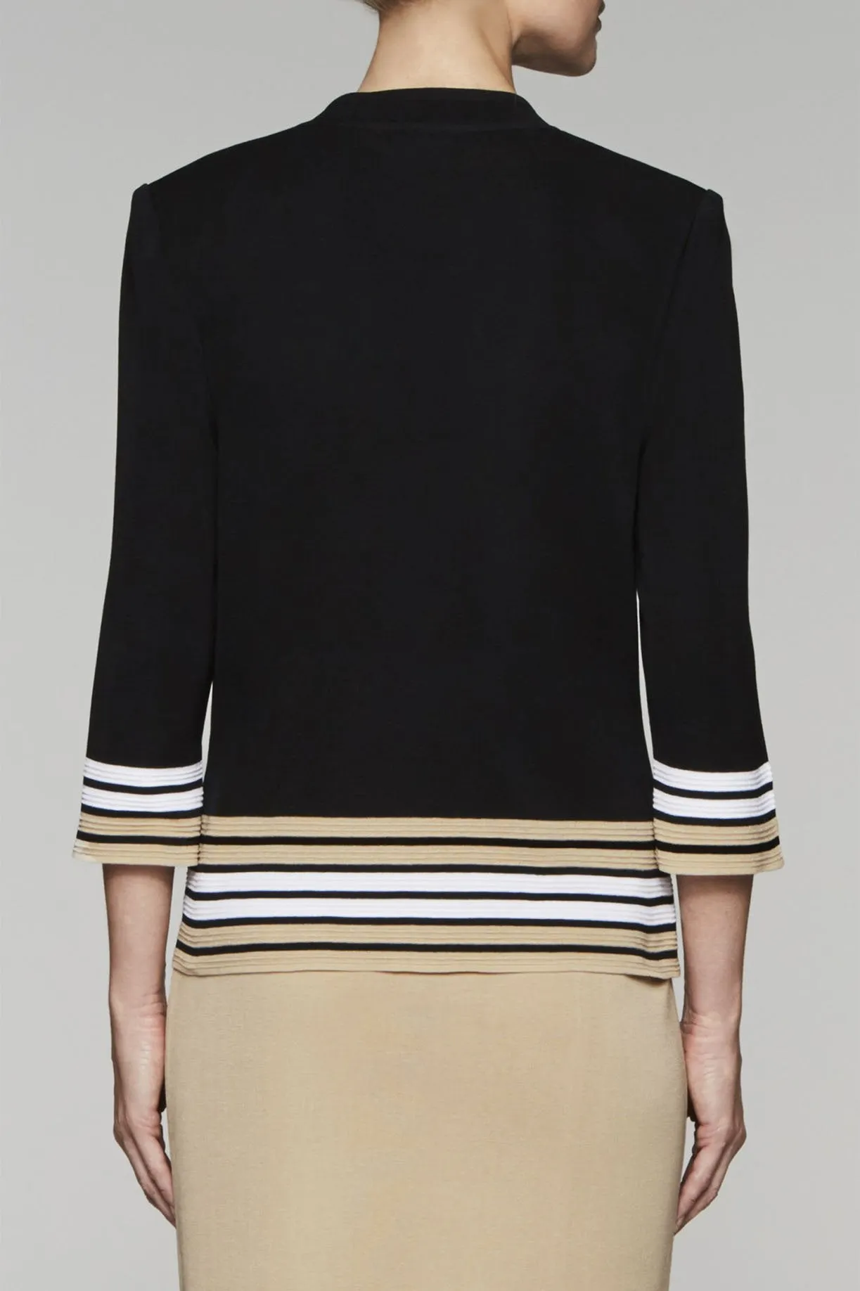 Striped-Hem Heritage Jacket