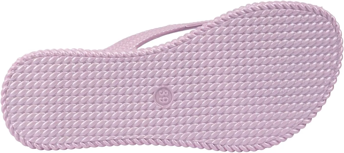 Swalker Metalli Man & Women's Flip Flop Sandal in Recyclable Rubber Sole with Non-Slip Pattern