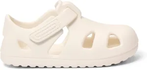 Ten Little Splash Sandals for Baby, Toddler & Kids, Adjustable, Closed Toe Water Sandals for Boys and Girls - Lightweight, Quick Drying Kids Water Shoes, and Flexible EVA with Traction - Soft White, 8