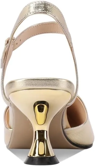 TinaCus Closed Pointed Toe Genuine Leather Handmade Strap Buckle Unique Mid Heels Women's Sandals