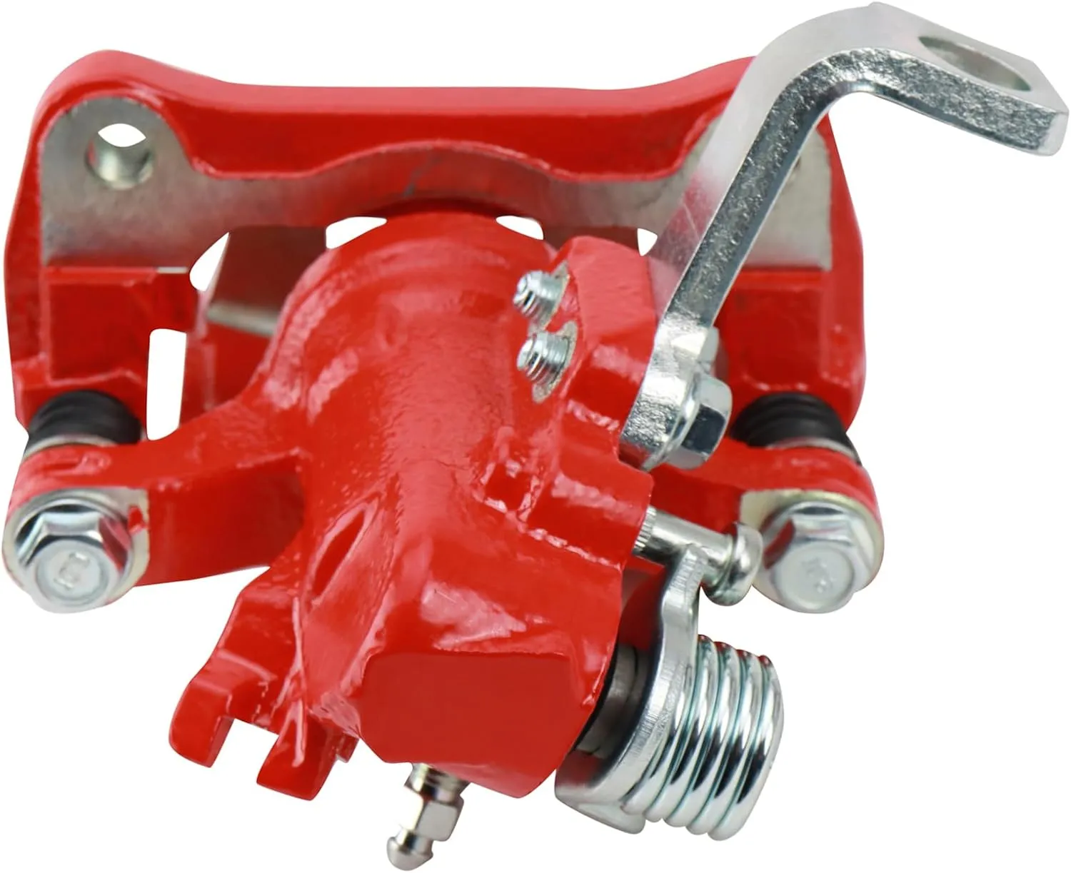 TRQ Rear Performance Brake Caliper Set Red Compatible with 1994-2001 Acura Integra 1992-2000 Honda Civic 1993-1997 Civic del Sol