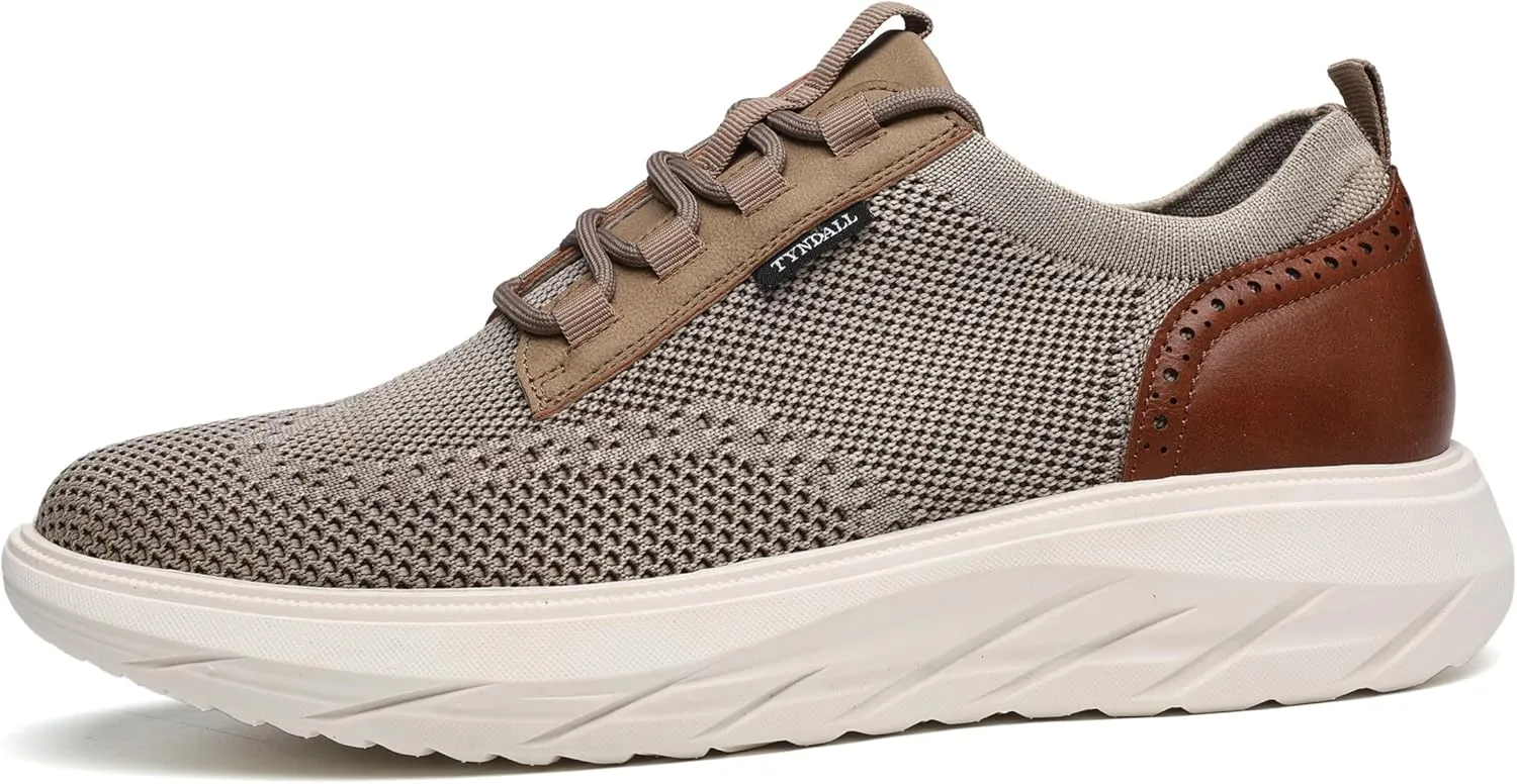 TYNDALL Mens Fashion Sneakers Shoes Casual Oxfords Knit Mesh Shoes C029