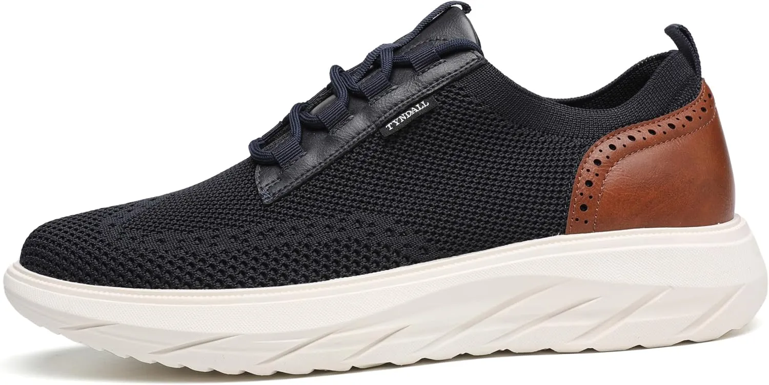 TYNDALL Mens Fashion Sneakers Shoes Casual Oxfords Knit Mesh Shoes C029