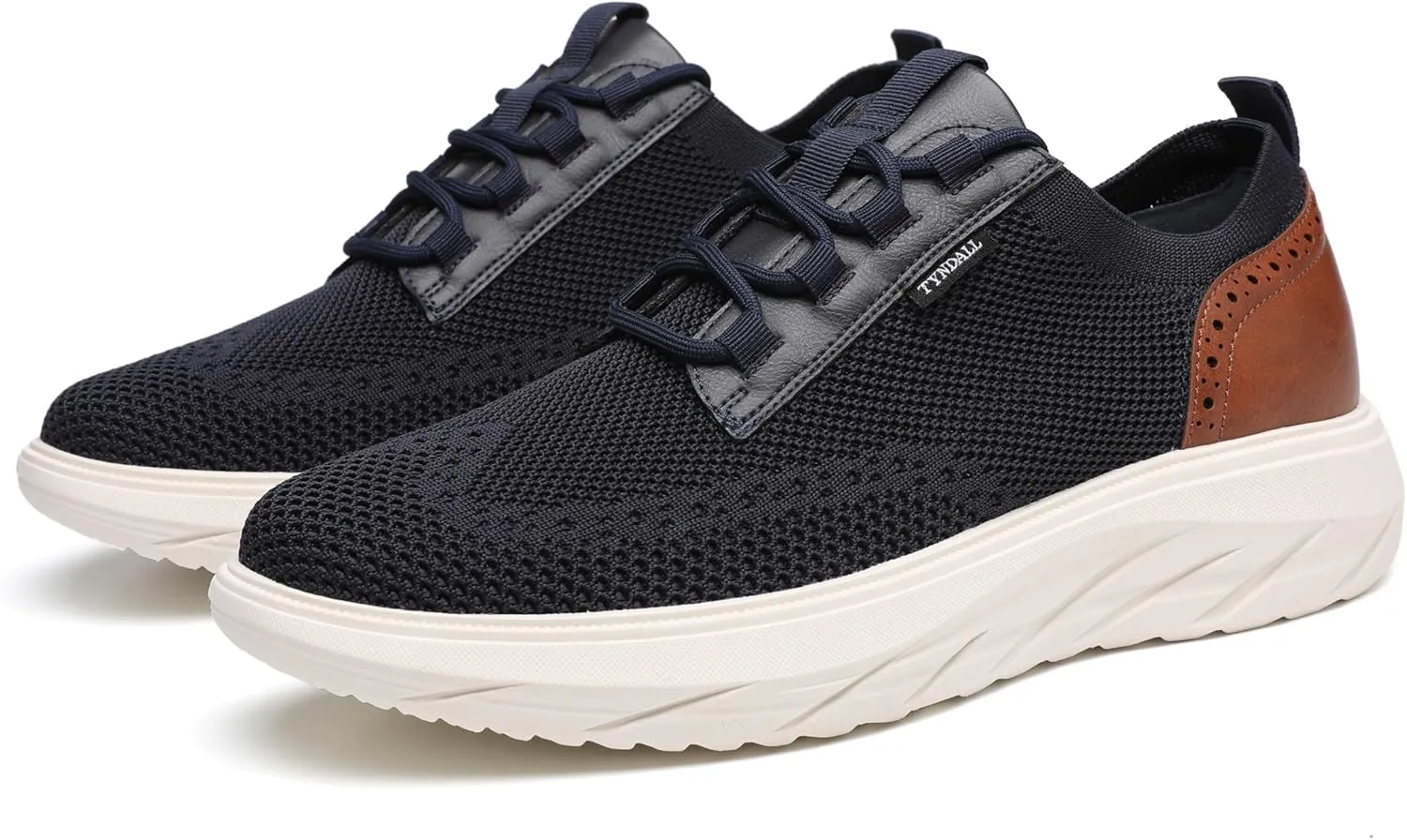 TYNDALL Mens Fashion Sneakers Shoes Casual Oxfords Knit Mesh Shoes C029