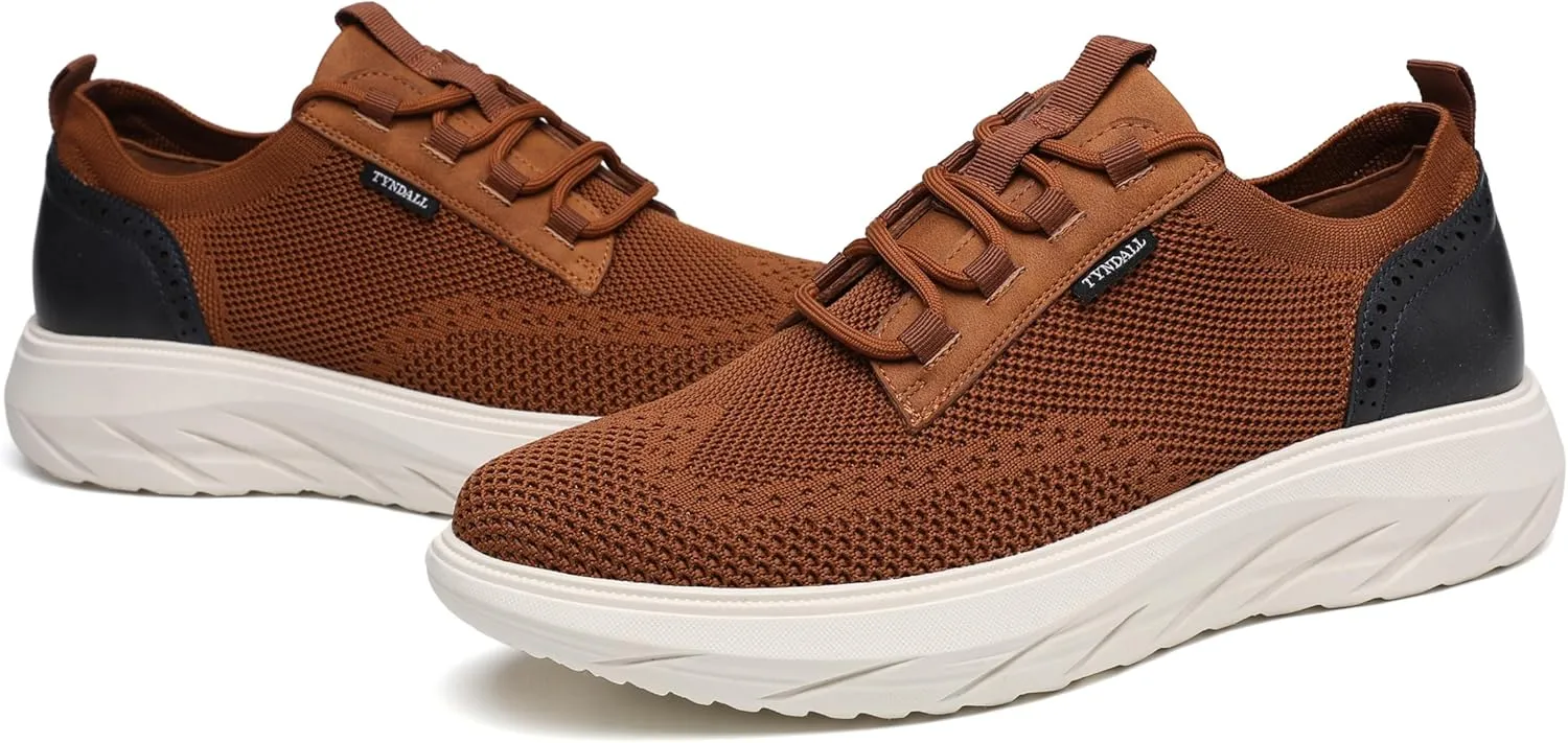 TYNDALL Mens Fashion Sneakers Shoes Casual Oxfords Knit Mesh Shoes C029