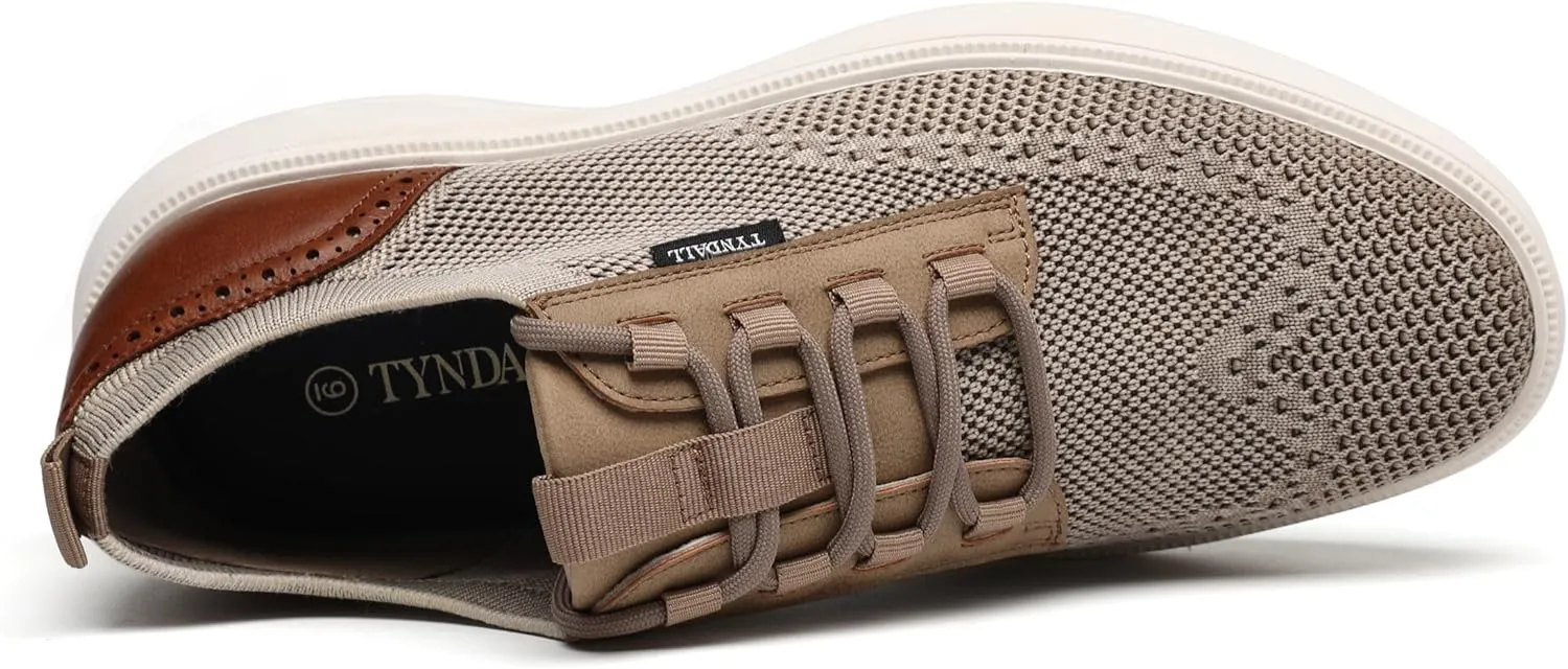 TYNDALL Mens Fashion Sneakers Shoes Casual Oxfords Knit Mesh Shoes C029