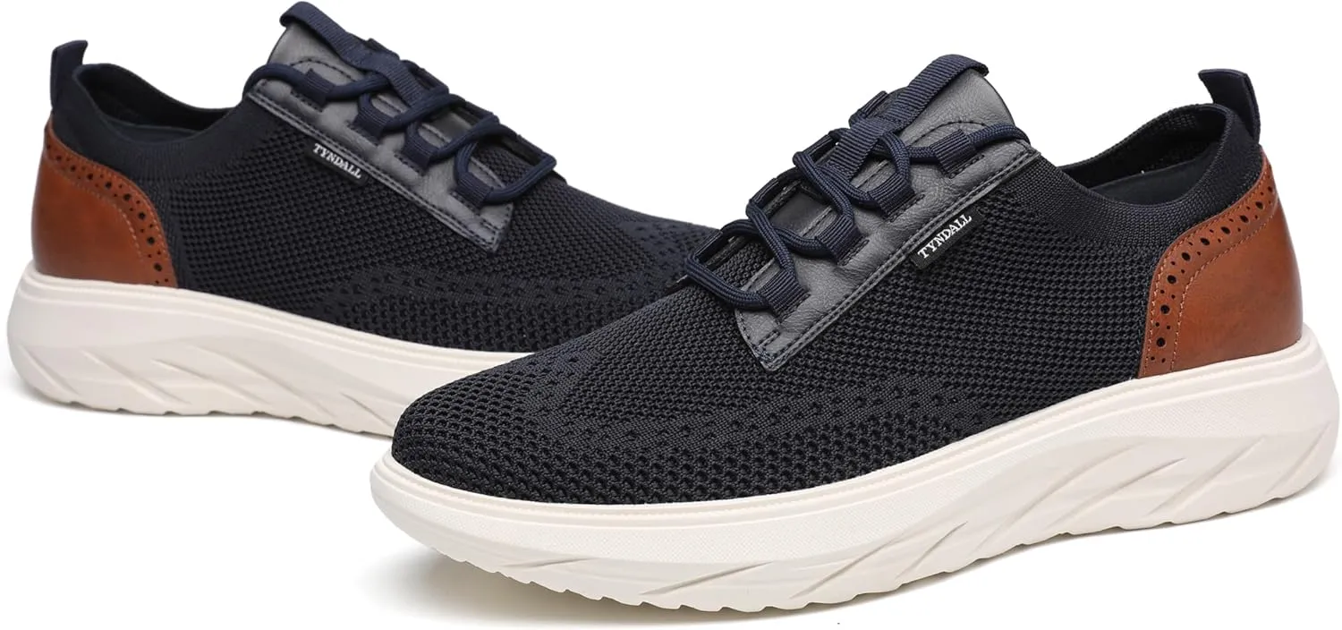 TYNDALL Mens Fashion Sneakers Shoes Casual Oxfords Knit Mesh Shoes C029