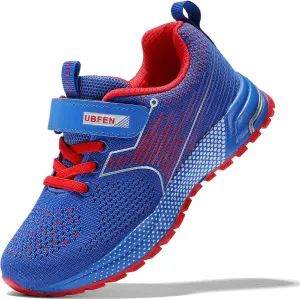 UBFEN Kids Sneakers Boys Girls Tennis Shoes for Running Athletic Walking Gym Sports Lightweight Breathable