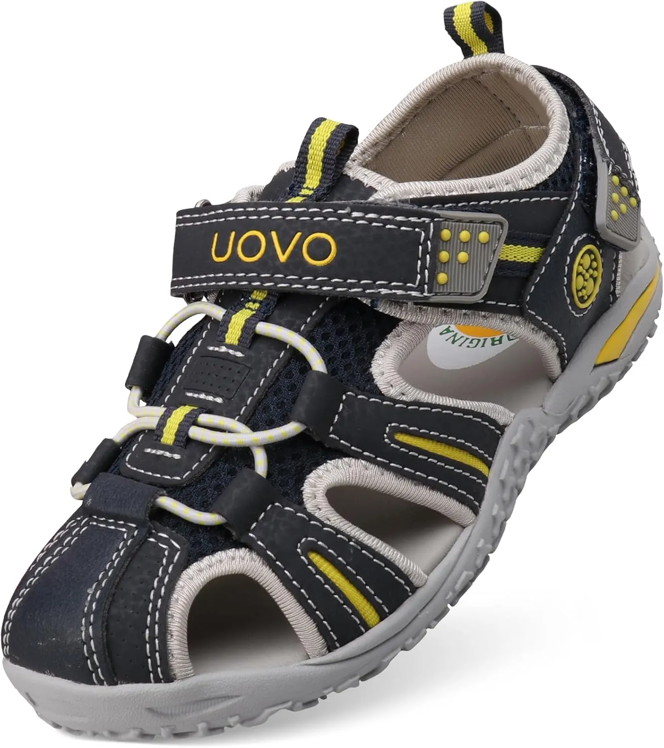 UOVO Boys Girls Sandals Summer Shoes Closed Toe Lightweight Outdoor Athletic Sports (Toddler/Little Kid/Big Kid)