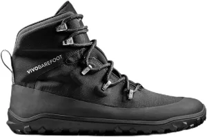 Vivobarefoot Tracker Textile AT Mens Barefoot Hiking Boots | Waterproof, Lightweight & Puncture Resistant | All Weather & Terrains | Wide Fit Grounding Shoes | Obsidian